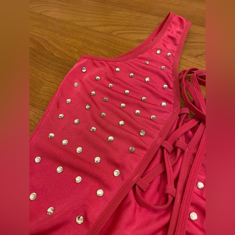 Barbie Pink Rhinestone Bodysuit - Picture 6 of 8
